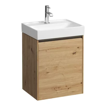 Laufen Meda alsószekrény H815111 kézmosóhoz jobb oldali zsanérral, vad tölgy H4215420112671