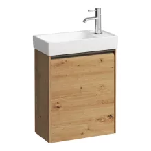   Laufen Meda 1 ajtós alsószekrény H815113 kézmosóhoz, vad tölgy H4215520112671