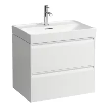   Laufen Meda két fiókos fali alsószekrény H810114 mosdóhoz, matt fehér H4215820112601