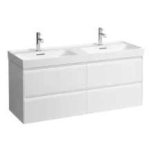   Laufen Meda 4 fiókos fali alsószekrény H814112 mosdóhoz, fehér H4216440112601