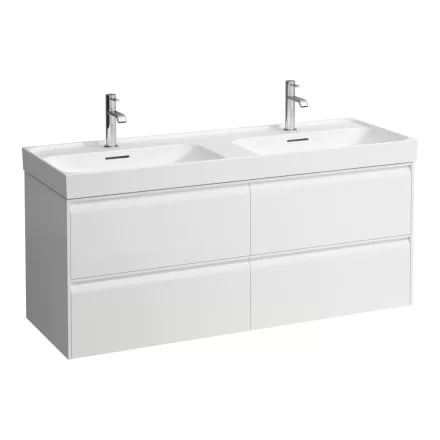 Laufen Meda 4 fiókos fali alsószekrény H814112 mosdóhoz, fehér H4216440112601