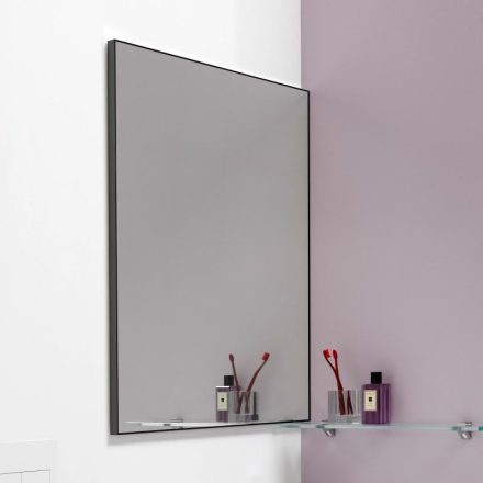 Laufen Frame 25 keretes tükör 45x82,5 cm, világítás nélkül, matt fekete H4474009004501