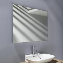   Laufen Frame 25 keretes tükör 90x70 cm, világítás nélkül, fényes alumínium H4474059001441