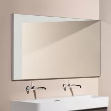   Laufen Frame 25 keretes tükör 100x70 cm, világítás nélkül, fényes alumínium H4474069001441