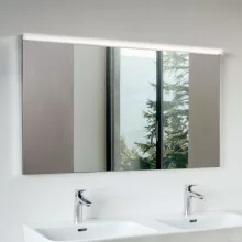   Laufen Frame 25 keretes tükör 120x70 cm, világítás nélkül, fényes alumínium H4474079001441