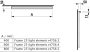 Laufen Frame 25 LED tükörvilágítás 40 cm, matt fekete H4475639004501