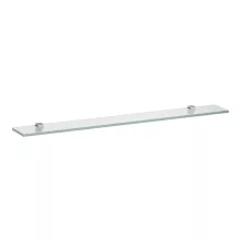   Laufen Frame 25 víztiszta üvegpolc 90x12 cm fényes alumínium rögzítővel H4475859000001