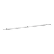   Laufen Frame 25 víztiszta üvegpolc 180x12 cm fényes alumínium rögzítővel H4475909000001