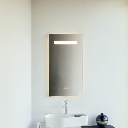 Laufen Leelo szenzoros tükör 45x80 világítással, fény és színhőmérséklet szabályzóval H4476139501441