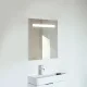 Laufen Leelo keretes tükör 55x80 cm világítással, kapcsoló nélkül H4476219501441