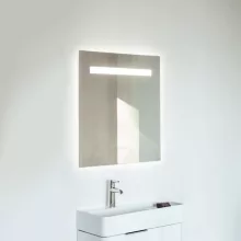   Laufen Leelo szenzoros tükör 55x80 világítással, fény és színhőmérséklet szabályzóval H4476239501441