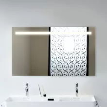   Laufen Leelo keretes tükör 120x70 cm világítással, kapcsoló nélkül H4476719501441