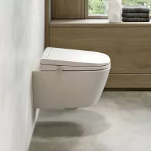 Laufen Cleanet Meda fali bidéfunkciós WC öntisztító rendszerrel, fehér kivitelben