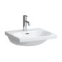 Laufen Lua kerámia mosdó 50x46 cm egy csaplyukkal és túlfolyóval, fehér H8100810001041