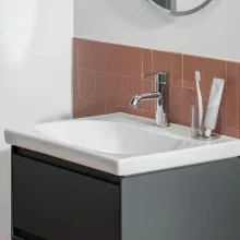   Laufen Lua kerámia mosdó 50x46 cm egy csaplyukkal, túlfolyó nélkül, fehér H8100810001561