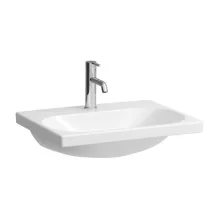   Laufen Lua kerámia mosdó 60x46cm csaplyukkal, túlfolyó nélkül, fehér H8100830001561