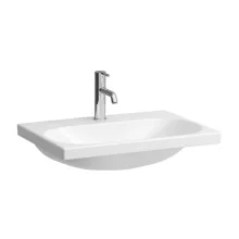   Laufen Lua kerámia mosdó 65x46 cm egy csaplyukkal, túlfolyó nélkül, fehér H8100840001561