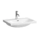 Laufen Lua kerámia mosdó 65x46 cm túlfolyóval és csapfurattal, LCC bevonat H8100844001041