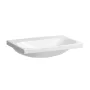 Laufen Lua kerámia mosdó 65x46 cm csaplyuk és túlfolyó nélkül, LCC bevonattal fehér H8100844001421