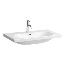   Laufen Lua kerámia mosdó 80x46 cm egy csaplyukkal és túlfolyóval, fehér H8100870001041