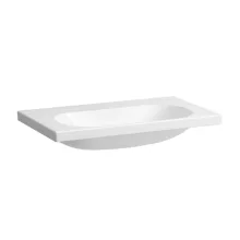  Laufen Lua kerámia mosdó 80x46 cm csaplyuk és túlfolyó nélkül, fehér H8100870001421