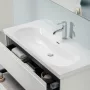 Laufen Lua kerámia mosdó 100x46 cm 3 csaplyukkal, fehér H8100890001081