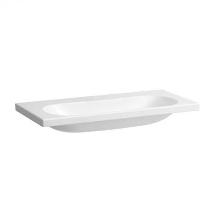 Laufen Lua kerámia mosdó 100x46cm csaplyuk és túlfolyó nélkül, fehér H8100890001421
