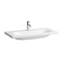   Laufen Lua kerámia mosdó 100x46cm 1 csaplyukkal, túlfolyó nélkül, fehér H8100890001561