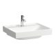 Laufen Meda porcelán mosdó 55x46 cm csaplyukkal és túlfolyó nélkül, LCC bevonattal, fehér H8101124001111