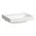 Laufen Meda porcelán mosdó 55x46 cm csaplyuk és túlfolyó nélkül, LCC bevonattal, fehér H8101124001121