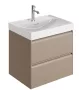 Laufen Meda porcelán mosdó 60x46 cm csaplyukkal és túlfolyóval, fehér H8101130001041