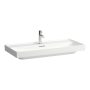 Laufen Meda porcelán mosdó pakoló felülettel 100x46 cm 3 csaplyukkal és túlfolyóval, fehér H8101190001081