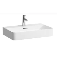   Laufen Val matt fehér mosdó 65x42 cm, 1 csaplyukkal H8102847571041