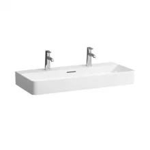   Laufen Val fehér mosdó 95x42 cm, 2 csaplyukkal H8102870001071