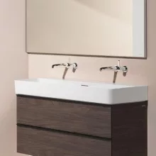   Laufen Val matt fehér mosdó 95x42 cm, csaplyuk nélkül H8102877571091