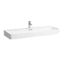 Laufen Val matt fehér mosdó 120x42 cm, 1 csaplyukkal H8102897571041