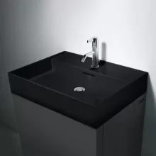   Laufen Kartell by Laufen mosdó 60x46 cm, 1 csapfurattal, fényes fekete H8103330201041