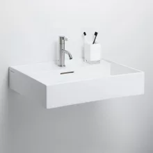   Laufen Kartell by Laufen mosdó 60x46 cm, 1 csapfurattal, matt fehér H8103337571041