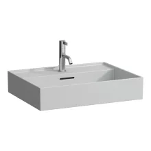   Laufen Kartell by Laufen mosdó 60x46 cm, 1 csapfurattal, matt szürke H8103337591041