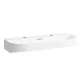 Laufen Sonar matt fehér mosdó 100x42 cm, 1-1 csaplyukkal H8103477571071