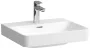 Laufen Pro X porcelán mosdó csaplyukkal 55x47 cm, fehér kivitelben