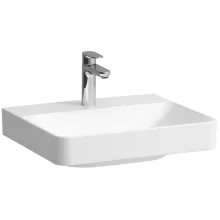 Laufen Pro X porcelán 55x47 cm mosdó csaplyukkal és túlfolyó nélkül, fehér kivitelben