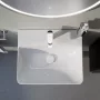 Laufen Pro X porcelán 55x47 cm mosdó csaplyukkal és túlfolyó nélkül, fehér kivitelben