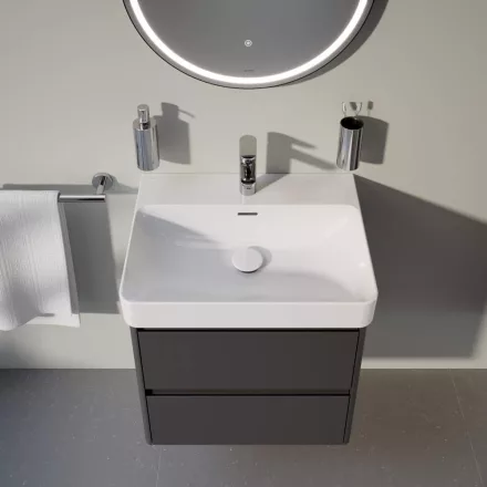 Laufen Pro X porcelán 60x47 cm mosdó csaplyukkal és túlfolyóval, fehér kivitelben