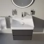 Laufen Pro X porcelán 60x47 cm mosdó csaplyukkal és túlfolyóval, fehér kivitelben