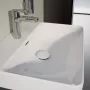 Laufen Pro X porcelán 60x47 cm mosdó csaplyukkal és túlfolyóval, fehér kivitelben