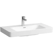 Laufen Pro X porcelán mosdó 85x46 cm csaplyukkal és túlfolyóval, fehér kivitelben.