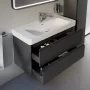 Laufen Pro X porcelán mosdó 105x46 cm csaplyukkal és túlfolyóval, fehér kivitelben.