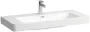 Laufen Pro X porcelán mosdó 105x46 cm csaplyukkal és túlfolyó nélkül, fehér kivitelben.