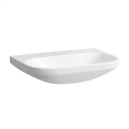 Laufen Lua kerámia mosdó 65x46 cm csaplyuk és túlfolyó nélkül, fehér H8110860001421